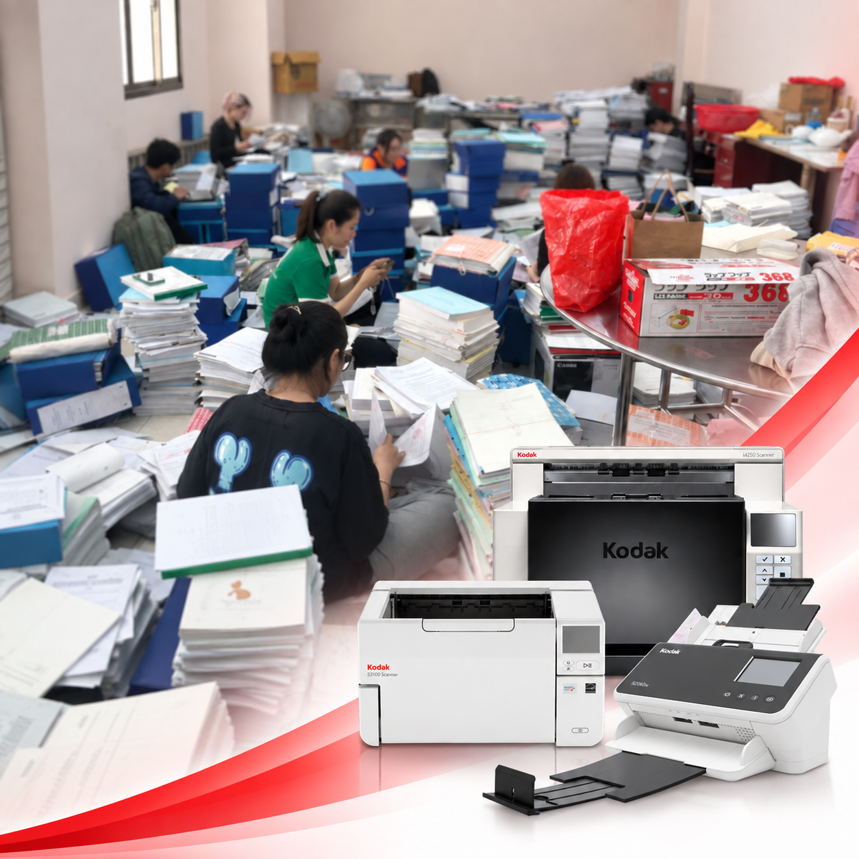 Thuê máy scan cho dự án số hóa tài liệu